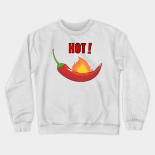 Flaming Hot Chili Crewneck Sweatshirt